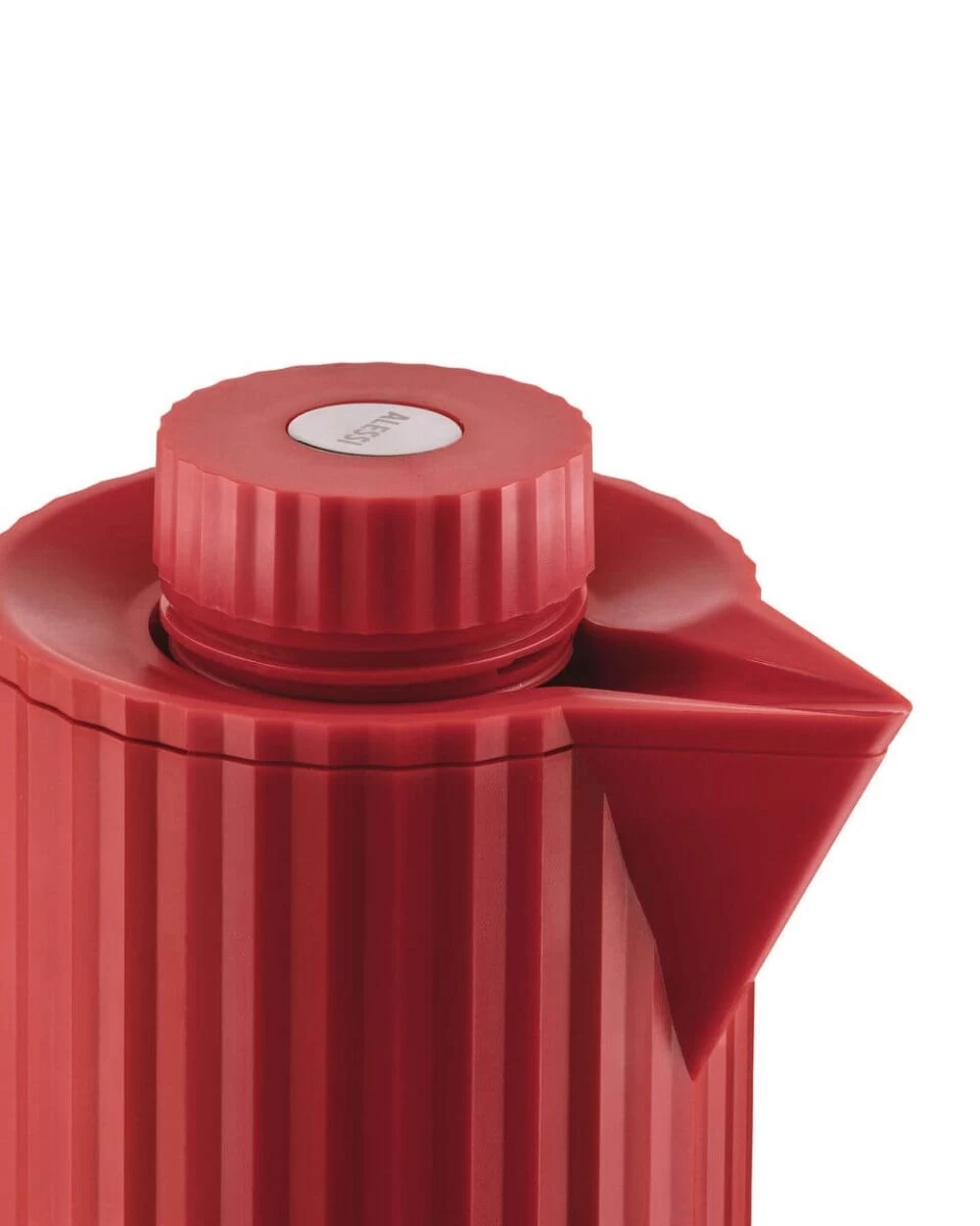 Alessi Plissé Thermosfles 1 Liter Kunststof Rood 5 Alessi Plissé Thermosfles 1 Liter Kunststof Rood - Afbeelding 3