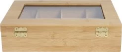 Point Virgule Theedoos 29 X 20 X 7,5 Cm 8 Vakken Bamboe -Thee En Koffie 1200x517 1