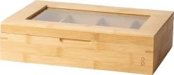 Point Virgule Theedoos 29 X 20 X 7,5 Cm 8 Vakken Bamboe -Thee En Koffie 1200x519 1