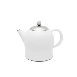 Bredemeijer Minuet Santhee Theepot 1,4 Liter Mat Wit