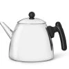Bredemeijer Duet Classic Theepot 1,2 Liter Rvs Zwart -Thee En Koffie 1210z