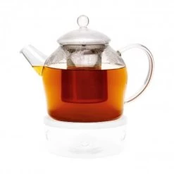 Bredemeijer Minuet Santhee Theepot 1,2 Liter Glas -Thee En Koffie 165002 165007 1