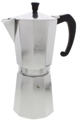 Forever Miss Moka Prestige Mokapot 18-kops Aluminium Mat