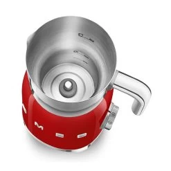 Smeg 50's Style Elektrische Melkopschuimer 600 Ml Rood -Thee En Koffie 18503.970