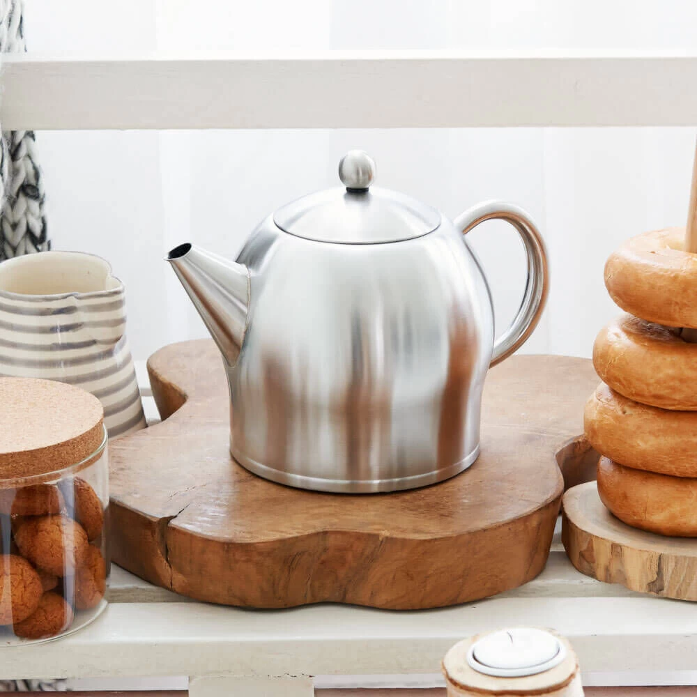 Bredemeijer Minuet Santhee Theepot 1,4 Liter Rvs Mat 5 Bredemeijer Minuet Santhee Theepot 1,4 Liter Rvs Mat - Afbeelding 3