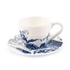 Royal Delft Peacock Symphony Koffiekop + Schotel 180 Ml Aardewerk -Thee En Koffie 60103100