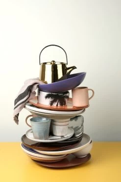 HK Living ACE6740 Bold & Basic Theepot 700 Ml Aardewerk Goudkleurig -Thee En Koffie ace6740 b