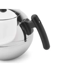 Bredemeijer Duet Bella Ronde Theepot 1,2 L Rvs/zwart -Thee En Koffie bredemeijer bredemeijer duet bella ronde theepot 1 2 1