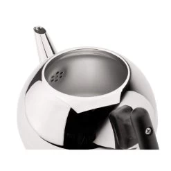 Bredemeijer Duet Bella Ronde Theepot 1,2 L Rvs/zwart -Thee En Koffie bredemeijer bredemeijer duet bella ronde theepot 1 3 1