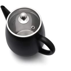 Bredemeijer Duet Eva Theepot 1,1 Liter Mat Zwart -Thee En Koffie bredemeijer bredemeijer duet eva theepot 11 liter 2 1