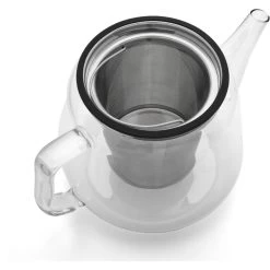 Bredemeijer Solo Bari Theeset Met RVS Warmer En Filter 1,5 L Glas -Thee En Koffie bredemeijer bredemeijer solo bari theepot 15 liter 4