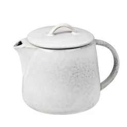 Broste Copenhagen Nordic Sand Theepot 1 Liter Aardewerk Wit