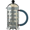Alessi Michael Grave Cafetière 3-kops Blauw -Thee En Koffie caffettiera a presso filtro alessi 1 1