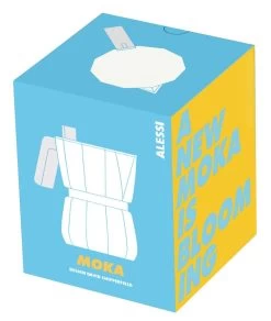 Alessi Moka David Chipperfield Mokapot 6 Kops Aluminium -Thee En Koffie dc06 6 03 2