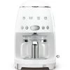 SMEG 50's Style Koffiezetapparaat Kunststof Wit -Thee En Koffie dcf01wheu