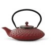 Bredemeijer Asia Xilin Theepot 800 Ml Gietijzer Rood -Thee En Koffie g001r