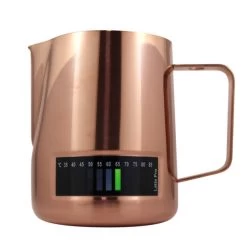 Latte Pro Melkkan Met Temperatuurindicatie 600 Ml Koperkleurig