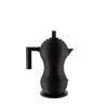 Alessi Pulcina Percolator 3-kops Aluminium Volledig Zwart -Thee En Koffie mdl02bb 01 1