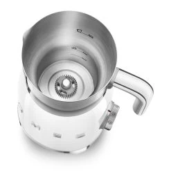 Smeg 50's Style Elektrische Melkopschuimer 600 Ml Wit -Thee En Koffie mff01wheu 4