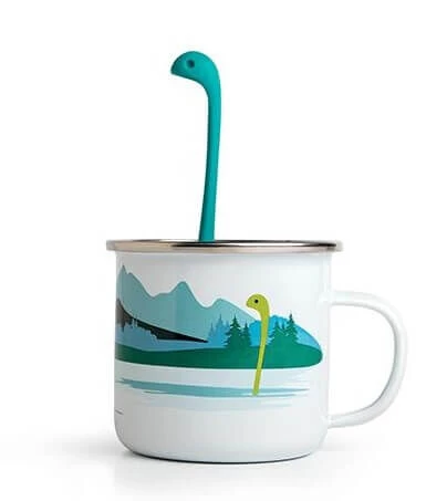 Ototo Cup Of Nessie Theeinfuser En Beker Kunststof/emaille Blauw 5 Ototo Cup Of Nessie Theeinfuser En Beker Kunststof/emaille Blauw - Afbeelding 3