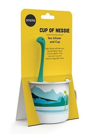 Ototo Cup Of Nessie Theeinfuser En Beker Kunststof/emaille Blauw 6 Ototo Cup Of Nessie Theeinfuser En Beker Kunststof/emaille Blauw - Afbeelding 4