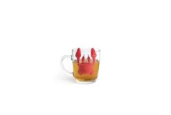Ototo Crab Tea Thee-ei Kunststof Rood -Thee En Koffie tea3