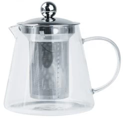 Cristel Oolong Theepot 1,2 Liter Rvs/glas